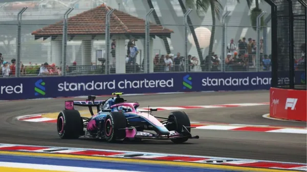 Colapinto largará 15° en el Gran Premio de Singapur