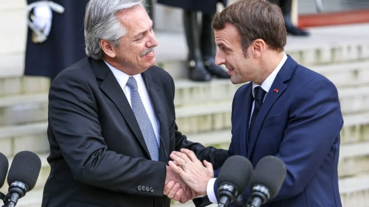Primó la confianza durante la reunión entre Fernández y Macron