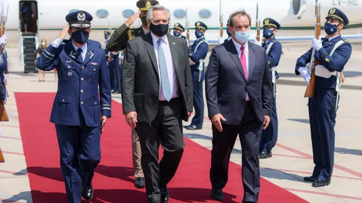 Alberto Fernández protagoniza la primera visita de Estado a Chile