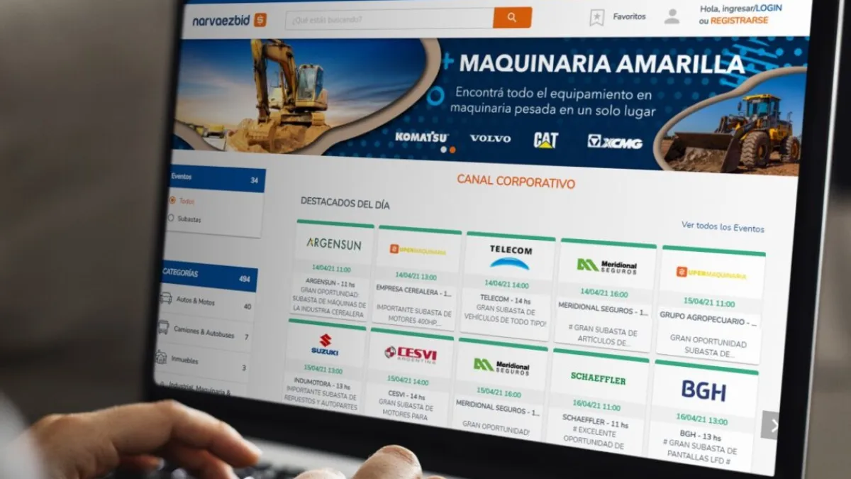 Subasta online de terrenos en Córdoba y Mendoza