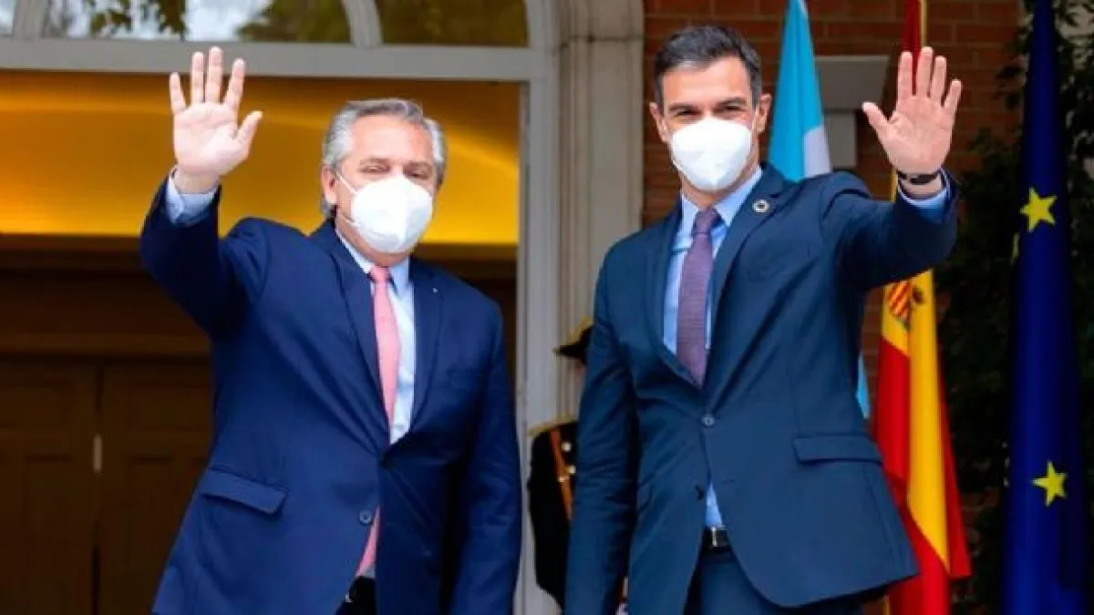 Alberto Fernández recibe a Pedro Sánchez para fortalecer la relación bilateral