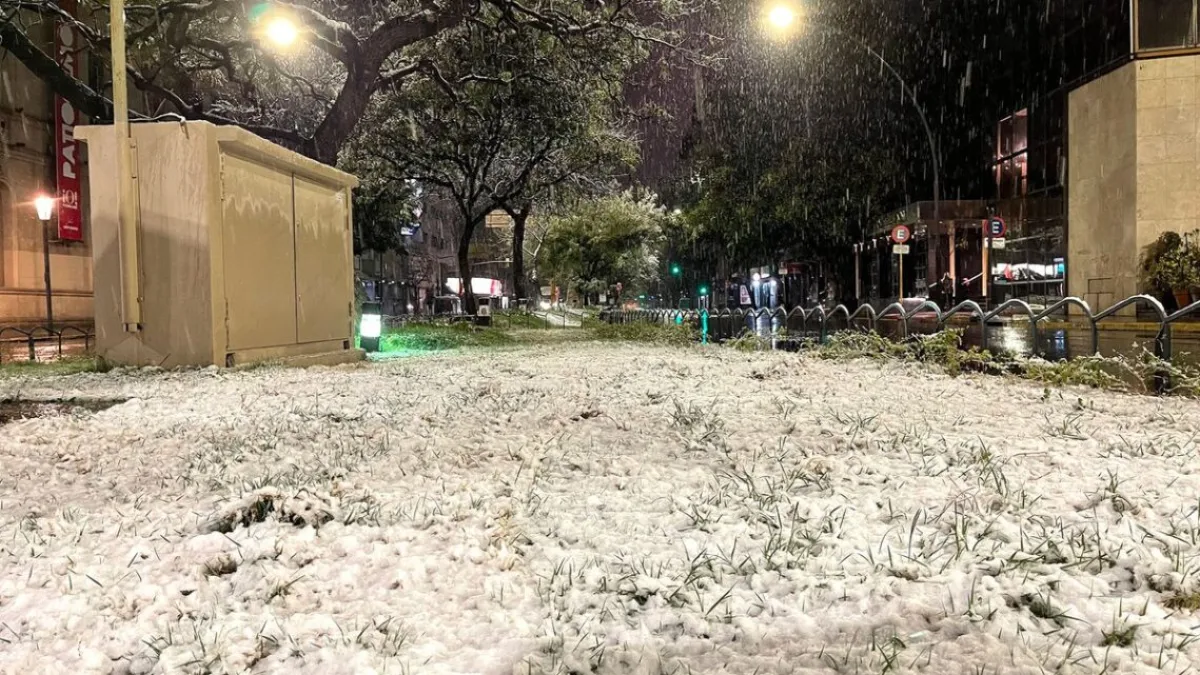 La nieve sorprendió a Córdoba esta madrugada