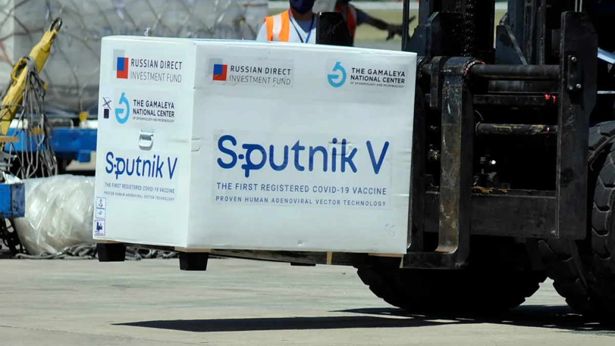 Llegan al país más de 709 mil dosis del componente 1 y 2 de Sputnik V
