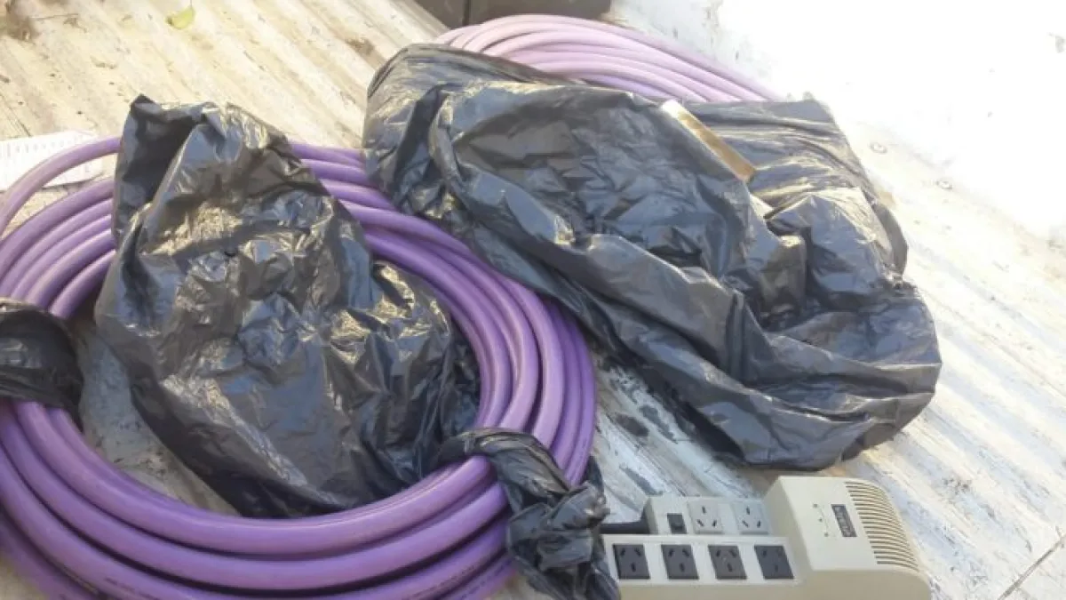 Tres detenidos por el robo de cables en el Parque Sarmiento