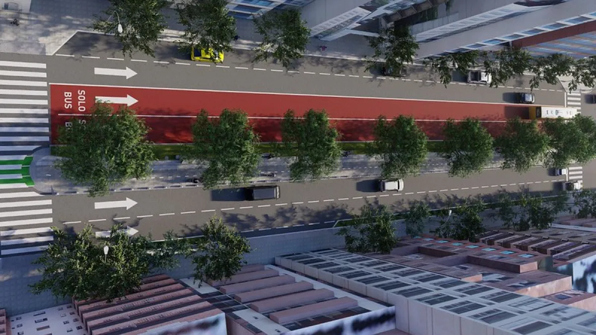 Empezaron las obras del cantero central de avenida Chacabuco