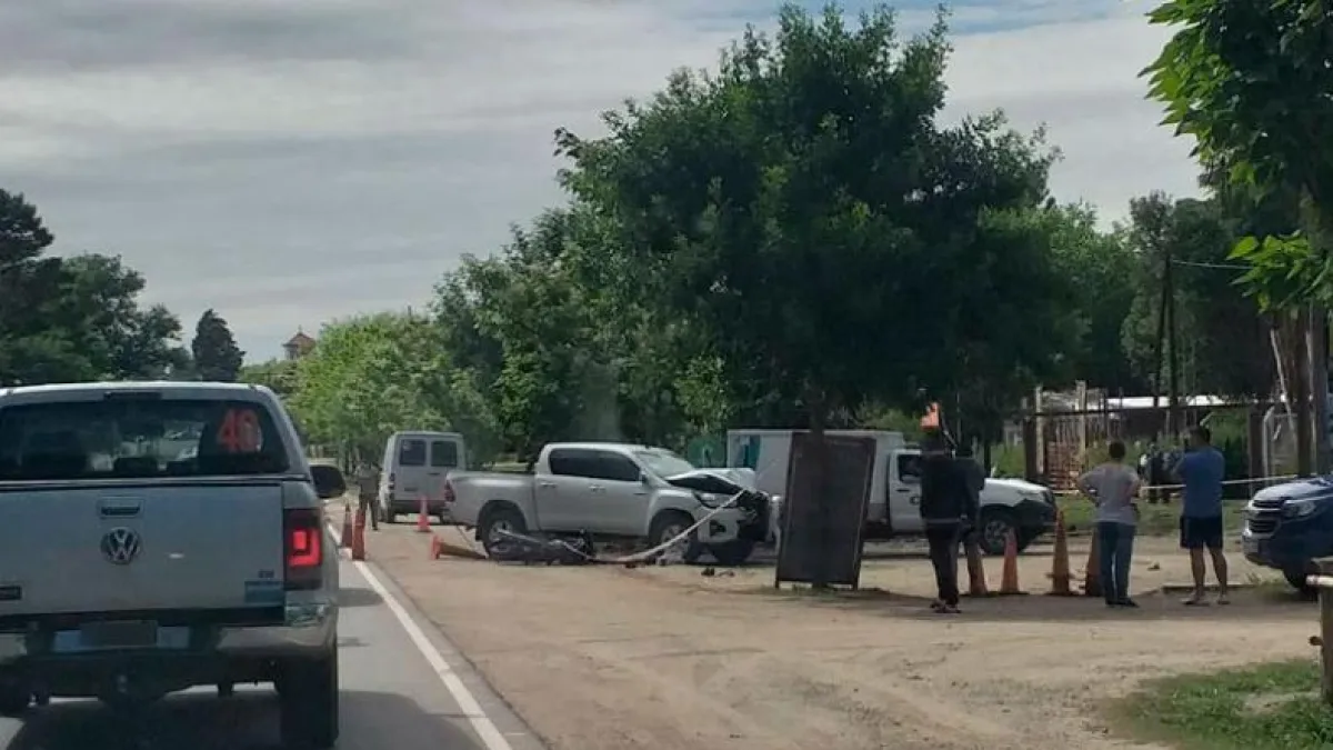 Dos jóvenes murieron en un accidente a bordo de una motocicleta en Anisacate
