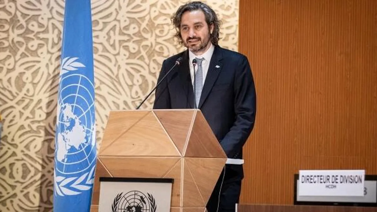 Cafiero en la ONU: "El mundo no tolera más muertos"