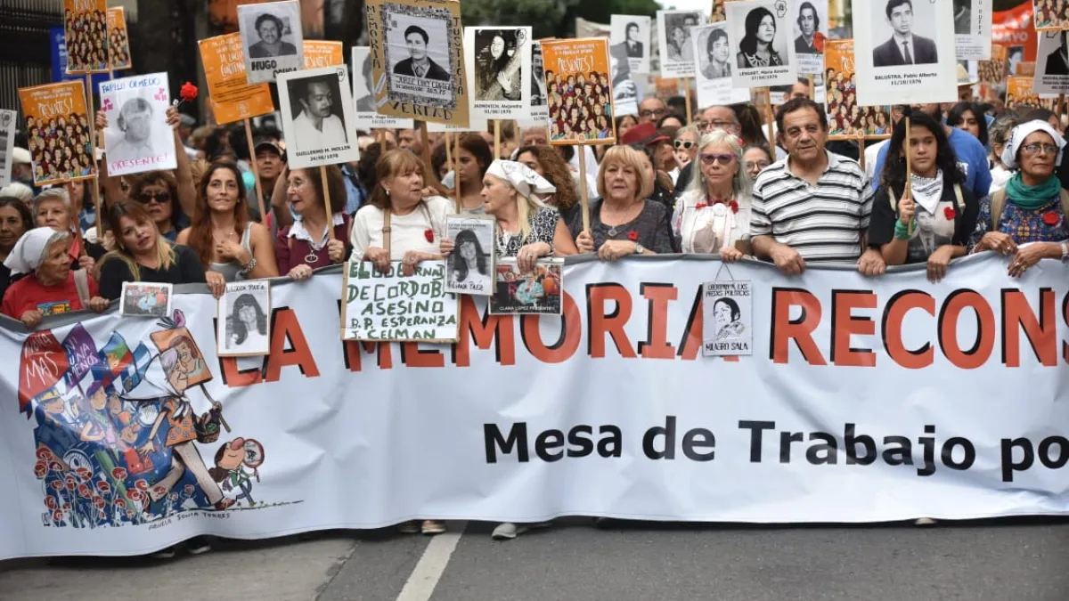 Masiva marcha por Memoria, Verdad y Justicia en Córdoba