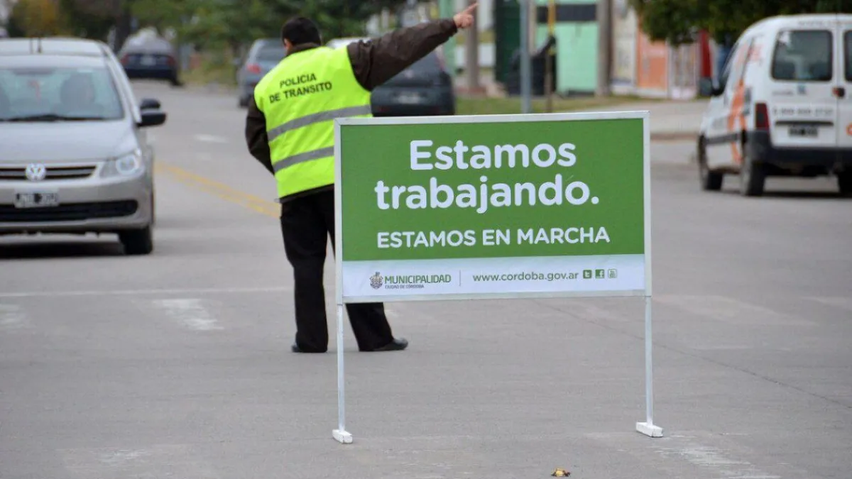 Desvíos de tránsito por obras en Avenida Julio A. Roca