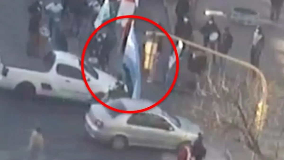 Atropellaron a un manifestante en la marcha del Suoem