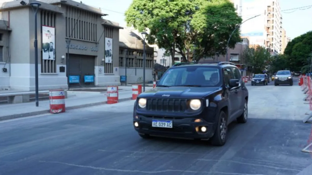 Finalizó la obra de repavimentación en el Mercado Sud y el tránsito por Bv. Illia circula con normalidad