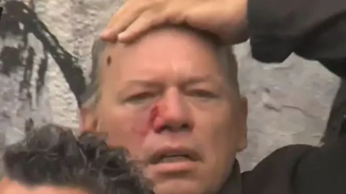 Agredieron a Sergio Berni en una manifestación que realizaban compañeros del colectivero asesinado