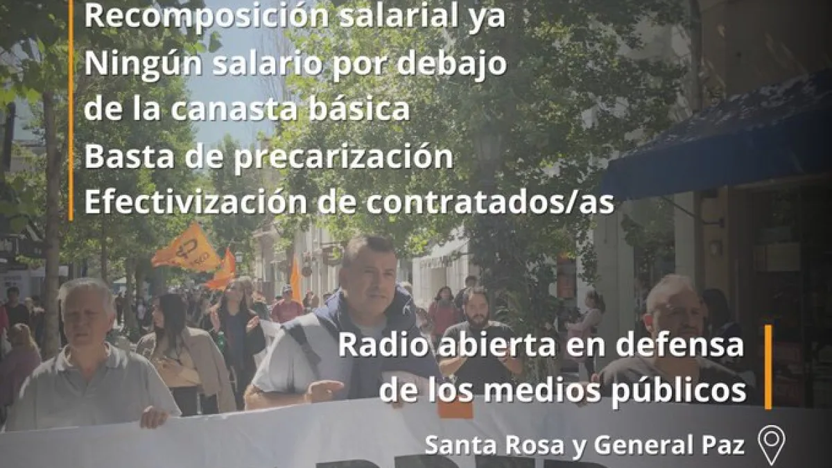 Trabajadores de prensa realizan un nuevo paro en Córdoba