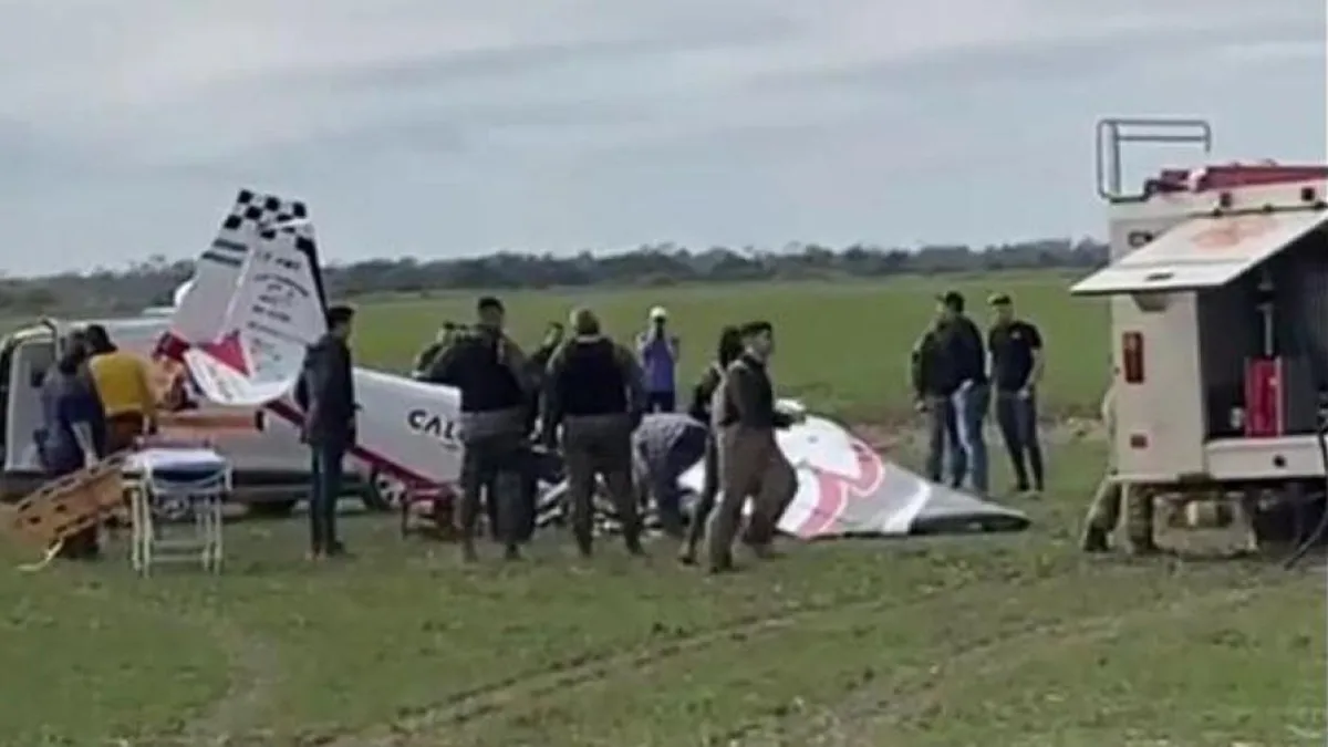 Una avioneta se estrelló en Chaco dejando como saldo dos muertos