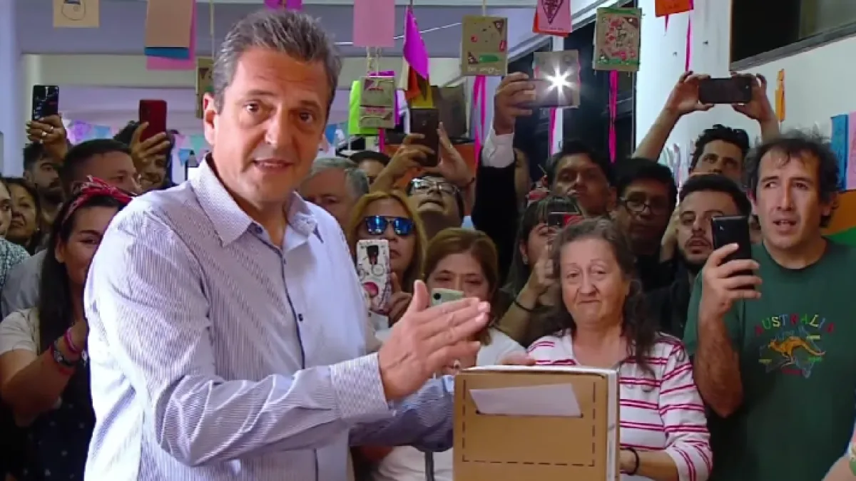 Votó Sergio Massa acompañado por su familia: "Empezamos una nueva etapa"