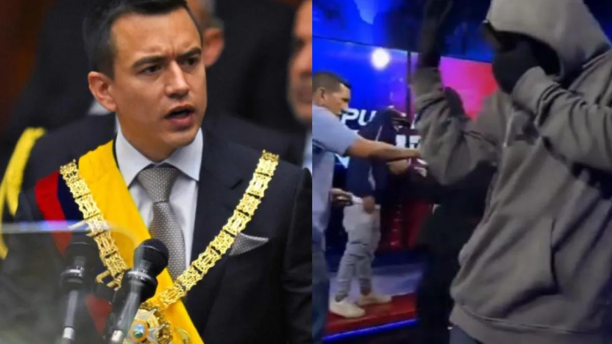 El presidente de Ecuador ordenó el estado de "conflicto armado interno" tras la toma en un canal de tv
