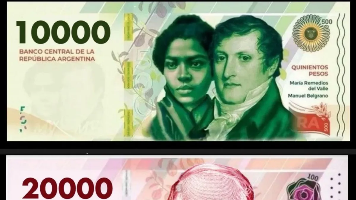 El Banco Central emitirá billetes de 10 mil y 20 mil