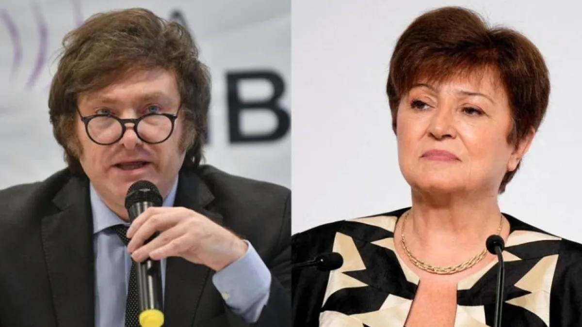 Confirman la reunión de Milei con Georgieva en Davos