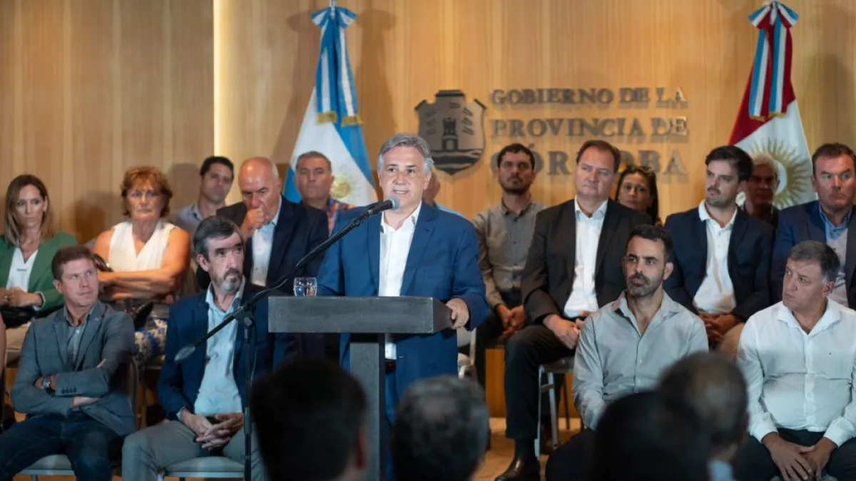 Llaryora pidió a legisladores "que no voten ninguna retención"