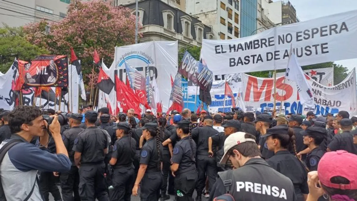 Organizaciones sociales realizaron una jornada de protesta en todo el país