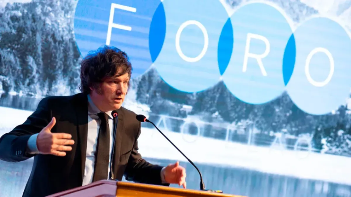 Milei participará en el Foro empresario del Llao Llao