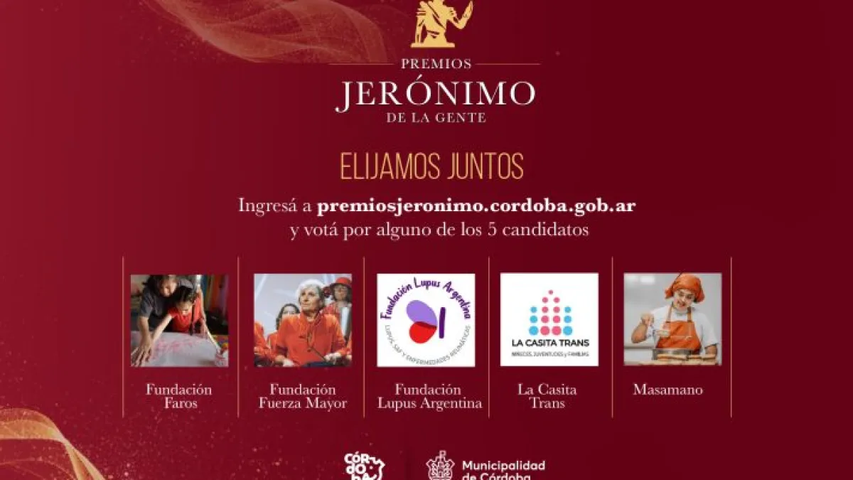 Últimas horas para votar al Jerónimo de la Gente
