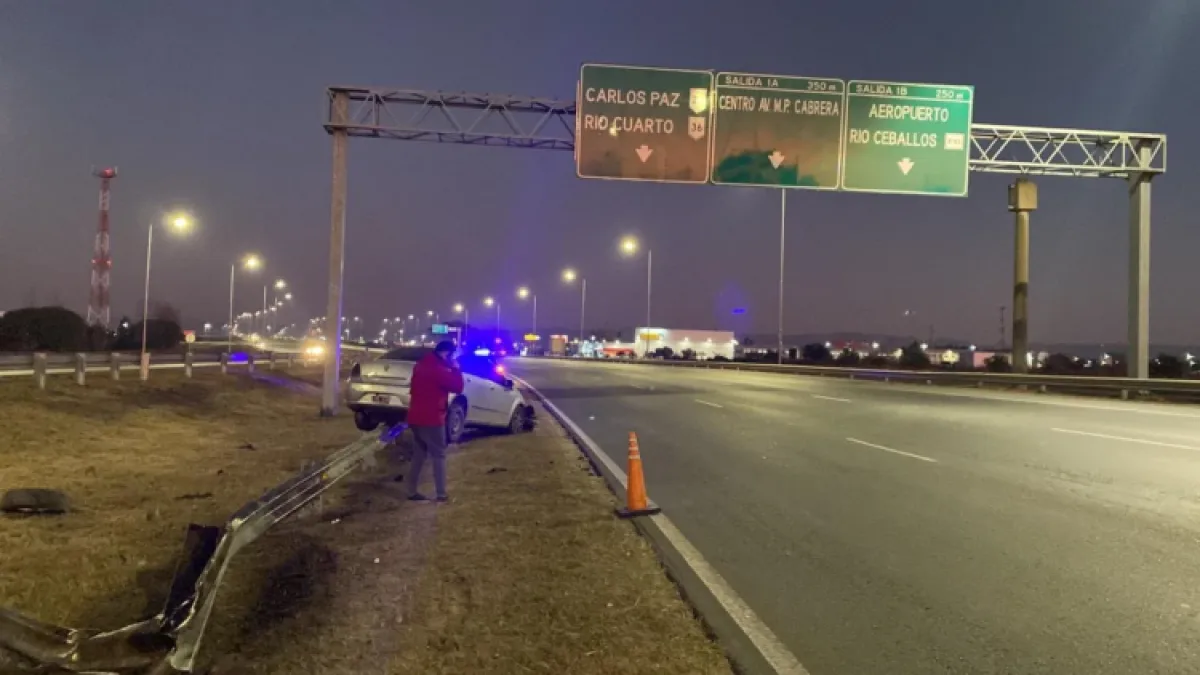 Otro siniestro vial durante el fin de semana: volcó un conductor ebrio