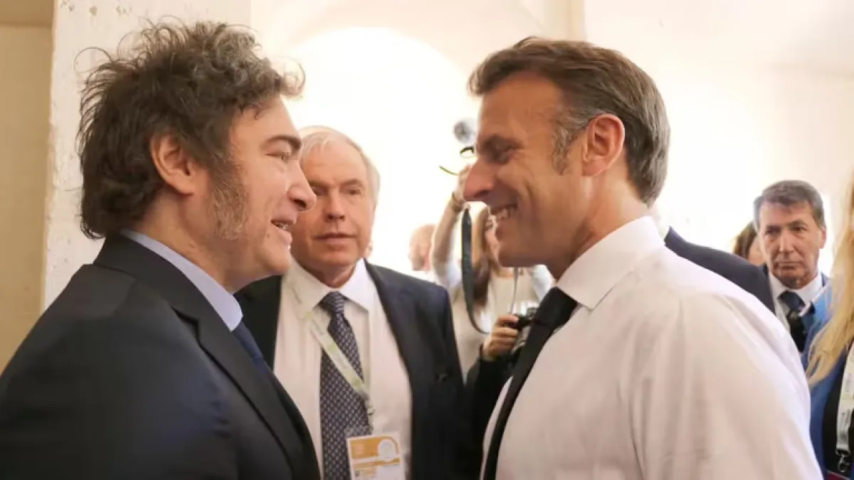 Milei llega a París: se reunirá con Macron y presenciará la apertura de los Juegos Olímpicos