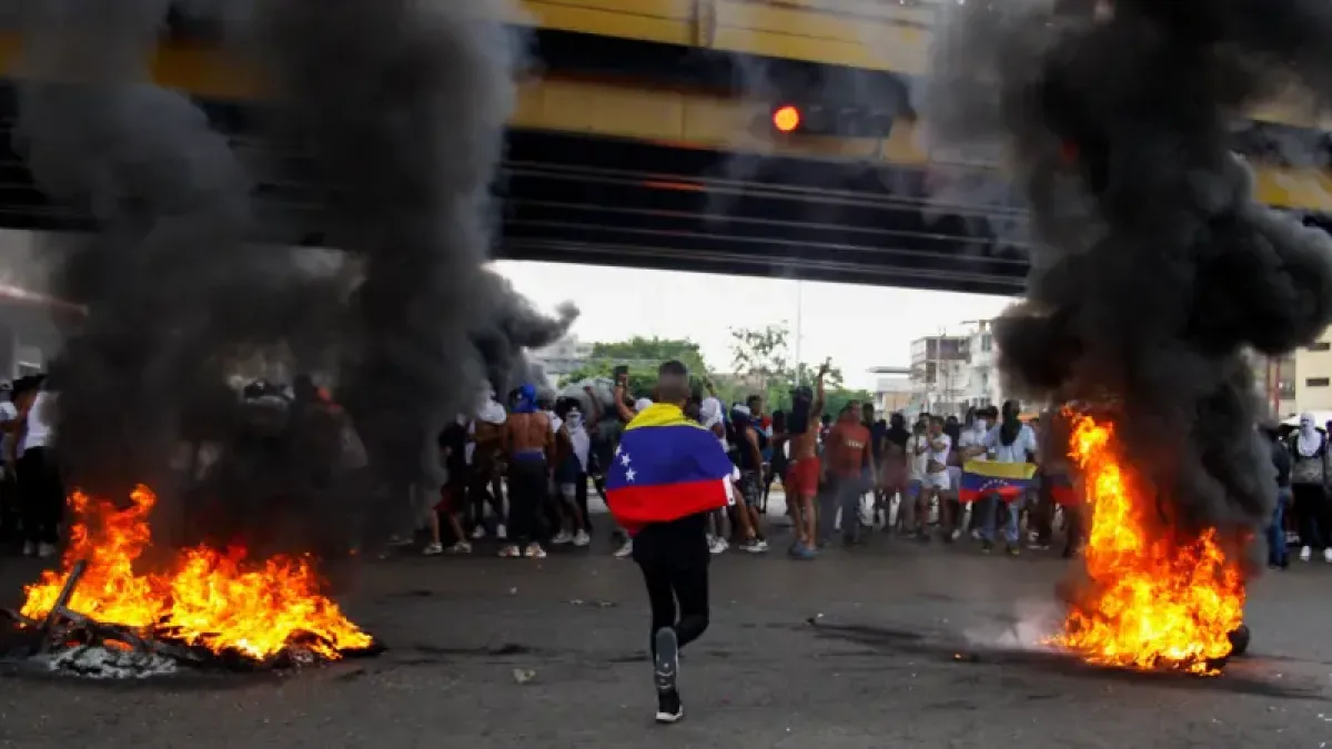 Protestas e incidentes en Venezuela por los resultados electorales