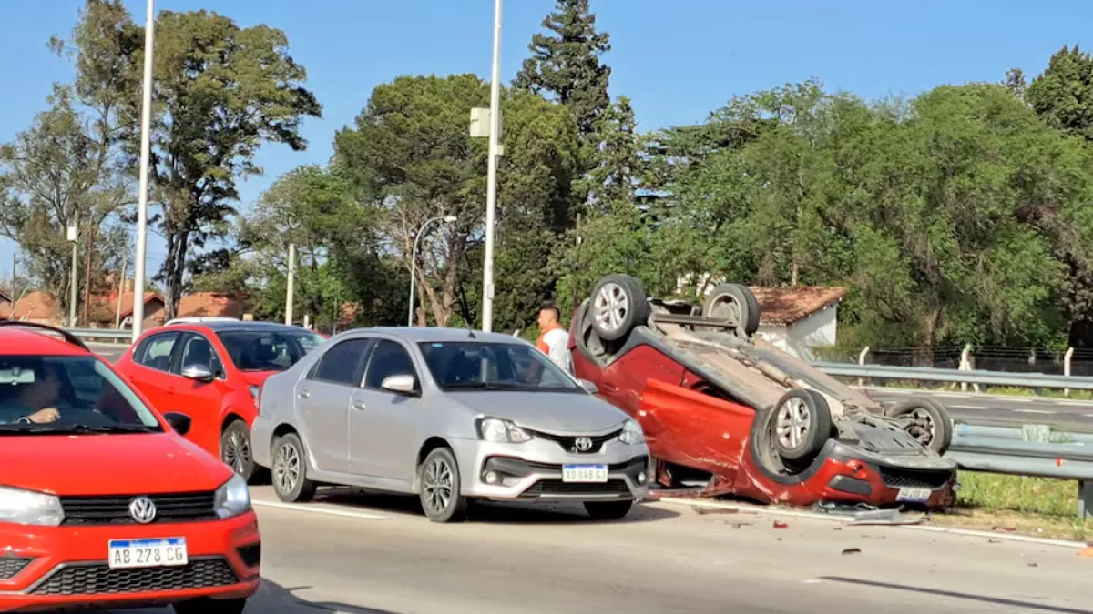 Dos choques por alcance ocasionaron demoras en Circunvalación