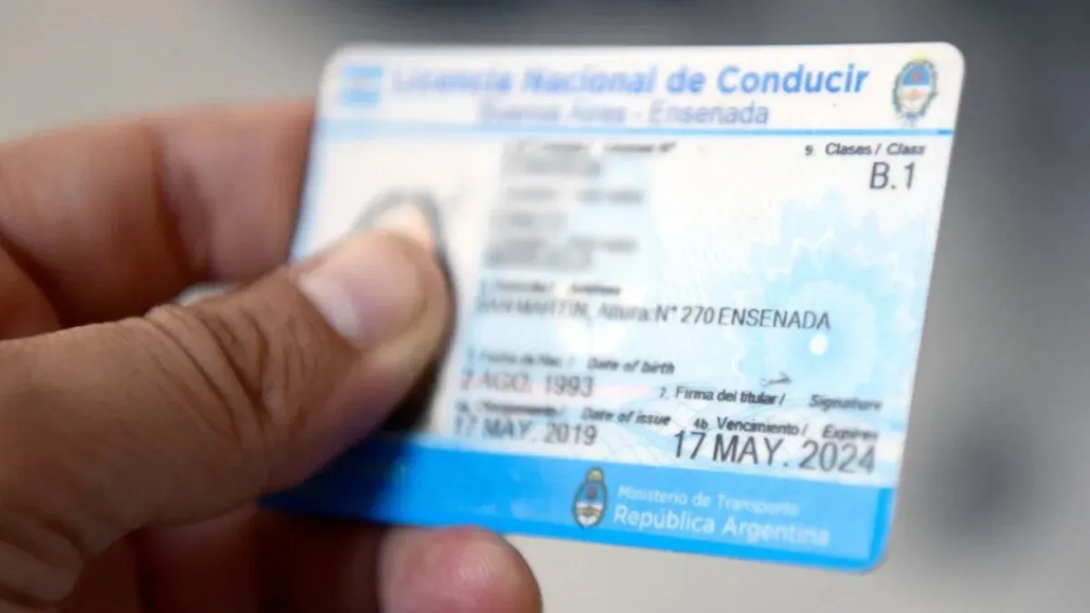 El Gobierno introdujo un cambio en la licencia de conducir