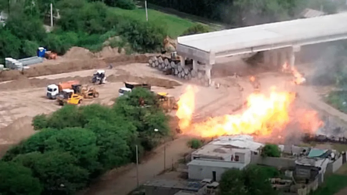 Declararon zona de desastre el lugar donde ocurrió la explosión del gasoducto de Villa María
