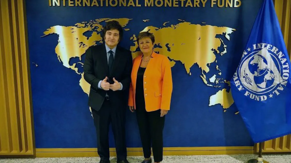 Javier Milei se reunió con Kristalina Georgieva en Washington