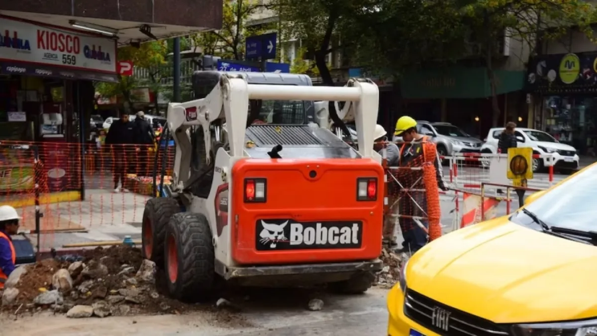 Corte de tránsito total en calle 27 de Abril por obras de Epec este fin de semana