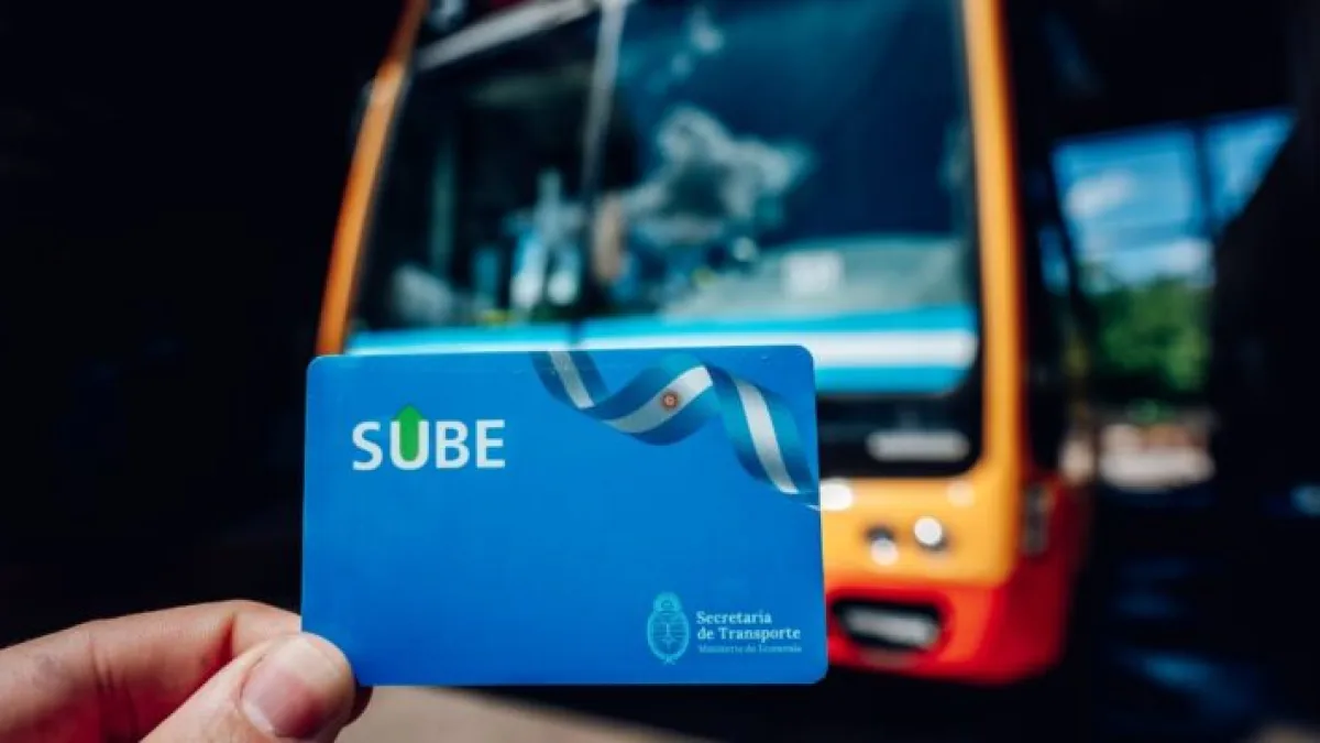 La tarjeta SUBE comienza a funcionar desde hoy en Córdoba