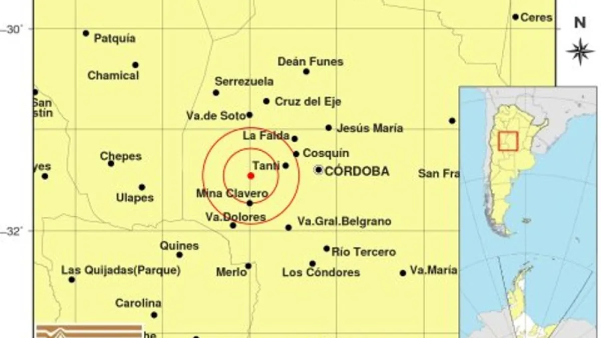 Un sismo de magnitud 2.6 se registró en la zona serrana
