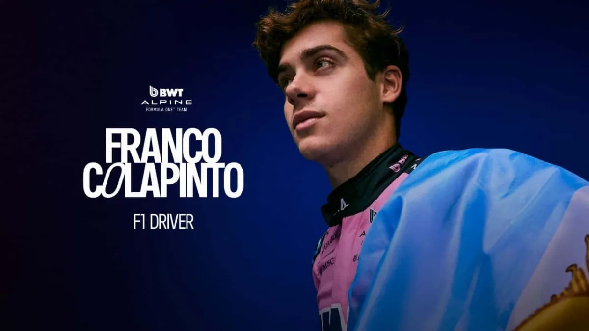 Franco Colapinto será piloto titular de Alpine