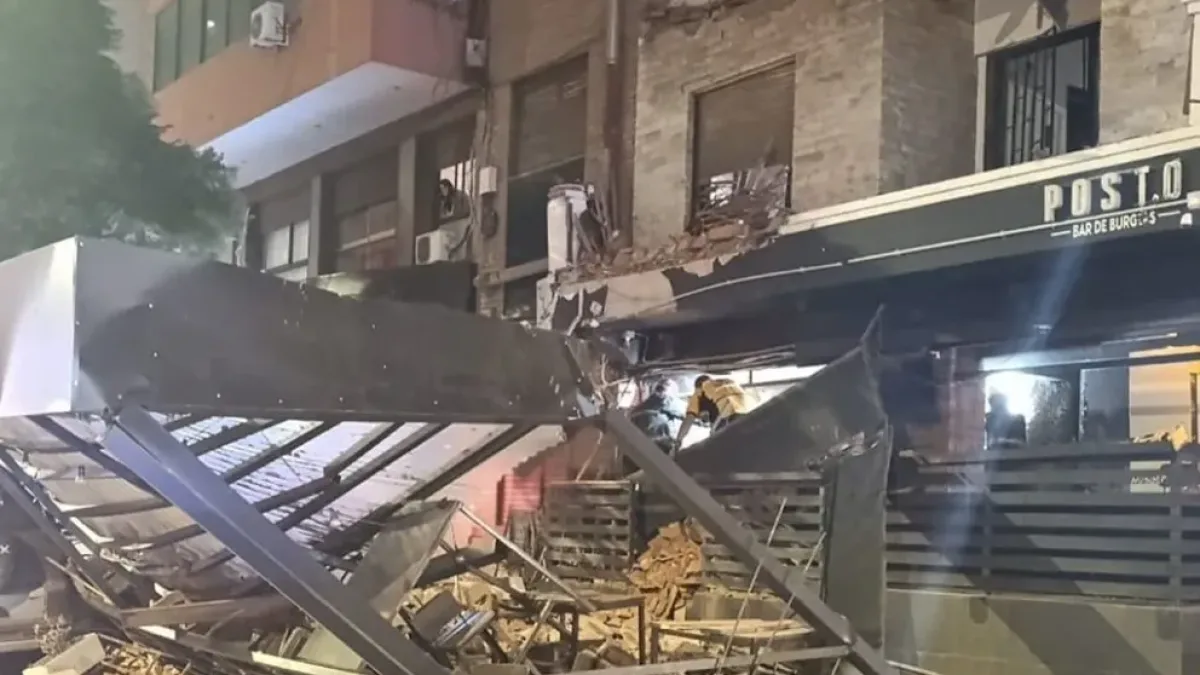 Derrumbe en barrio Güemes: inició la demolición controlada del edificio