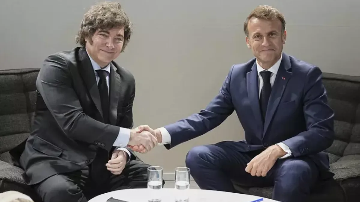 Gira presidencial: Milei se reunió con Macron y visita Israel