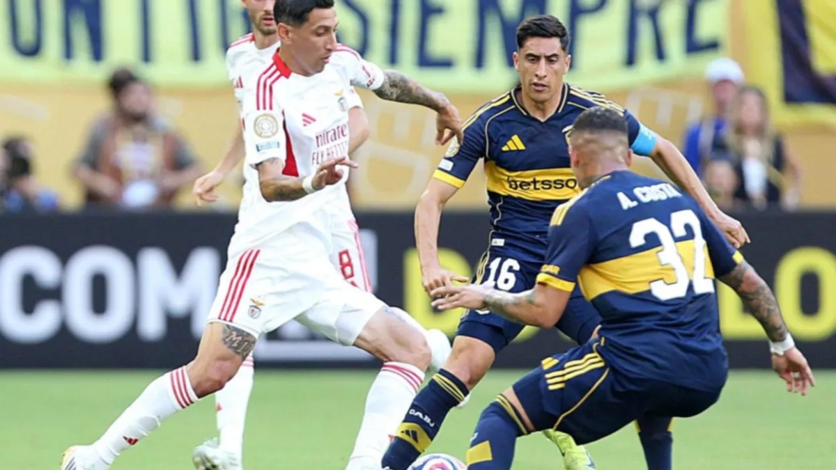 Boca no pudo sostener la ventaja y empató con Benfica