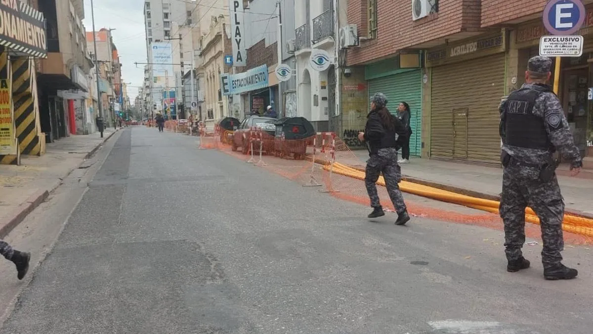 Una fuga de gas en calle Alvear generó preocupación y cortes de tránsito