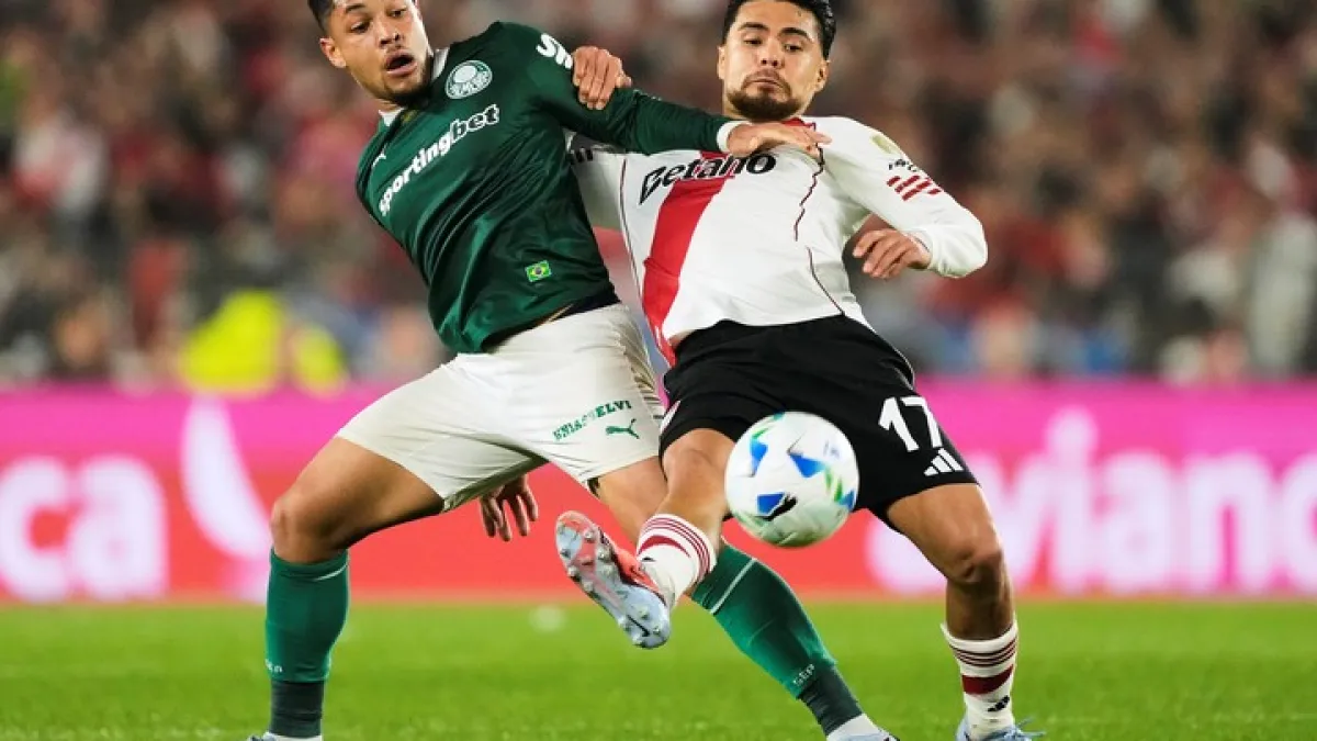 River perdió con Palmeiras por la Copa Libertadores y deberá dar vuelta la serie en San Pablo
