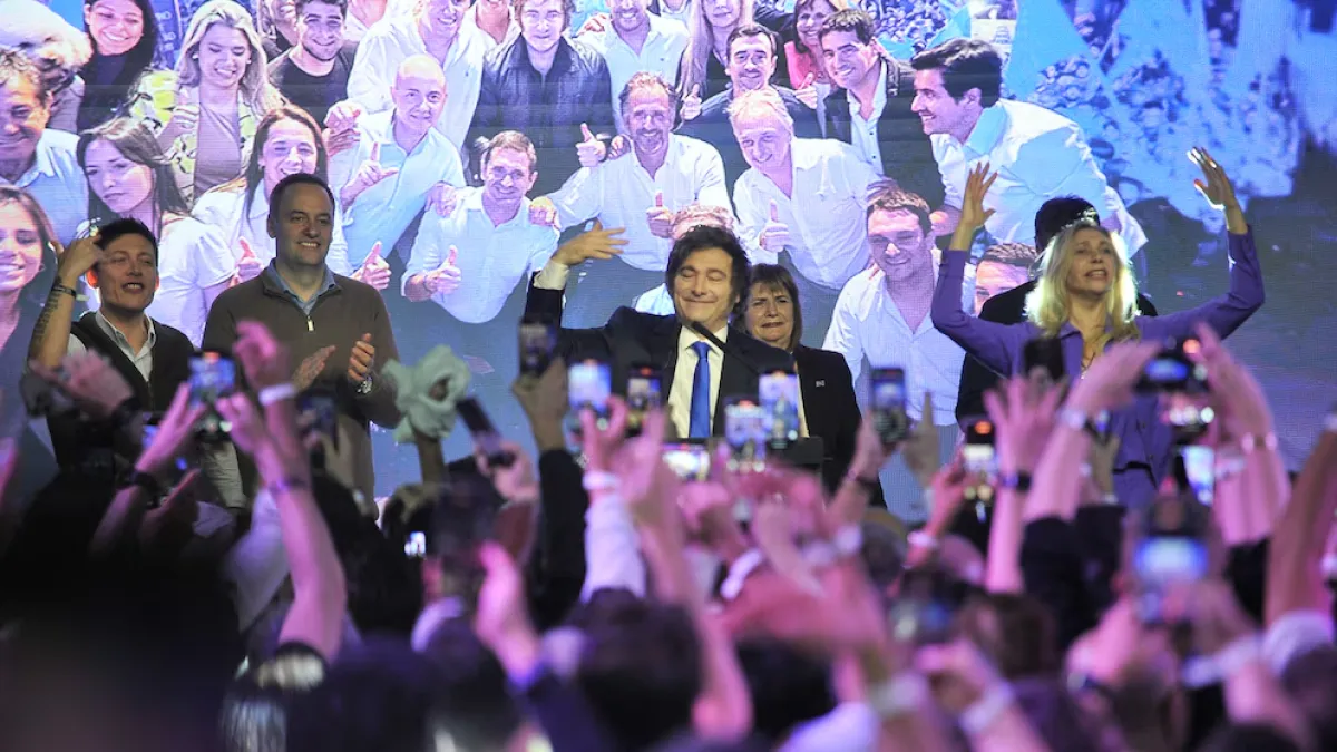 Milei celebró el triunfo a nivel nacional: "hoy comienza la reconstrucción de la Argentina grande"