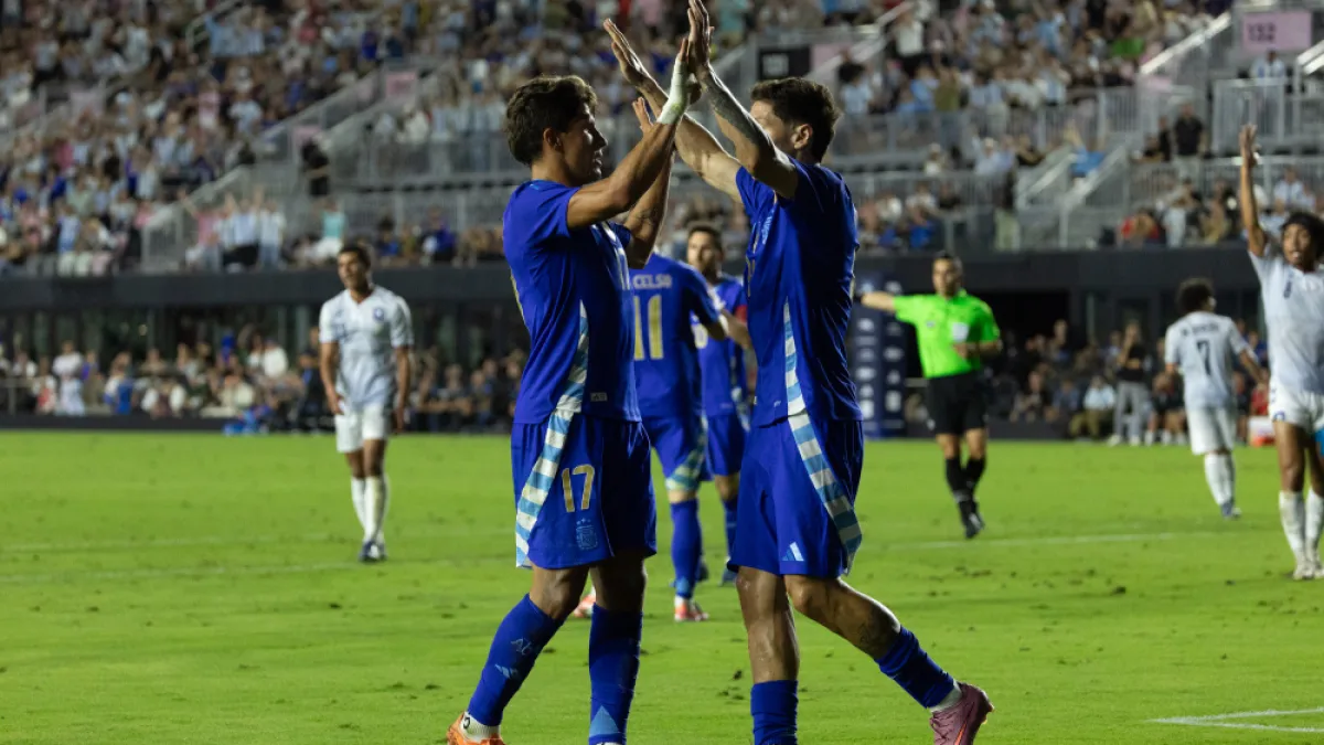 Argentina goleó a Puerto Rico por 6 a 0 en un amistoso internacional