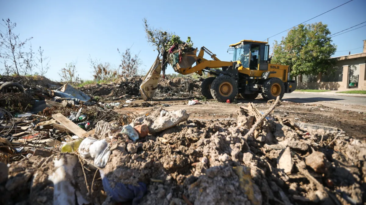 Córdoba: operativo integral en la zona sudeste logra retirar 170 toneladas de residuos
