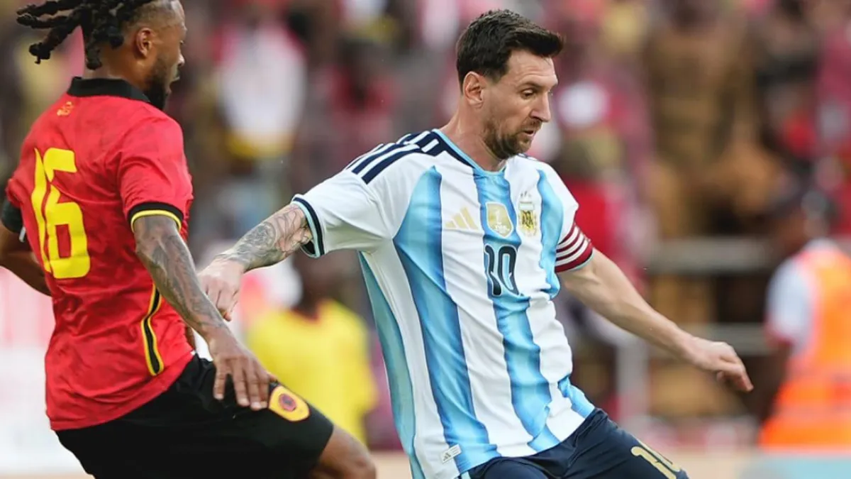 La selección argentina cerró el año con una victoria por 2-0 ante Angola