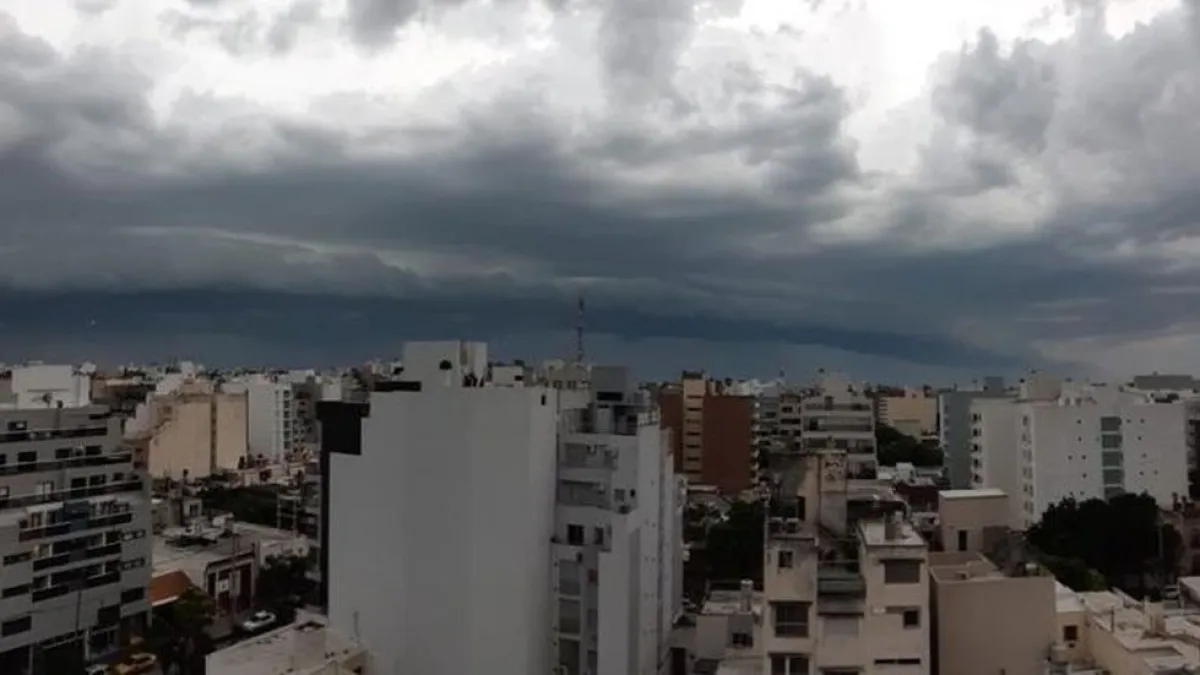 Alerta por tormentas y chaparrones en Córdoba