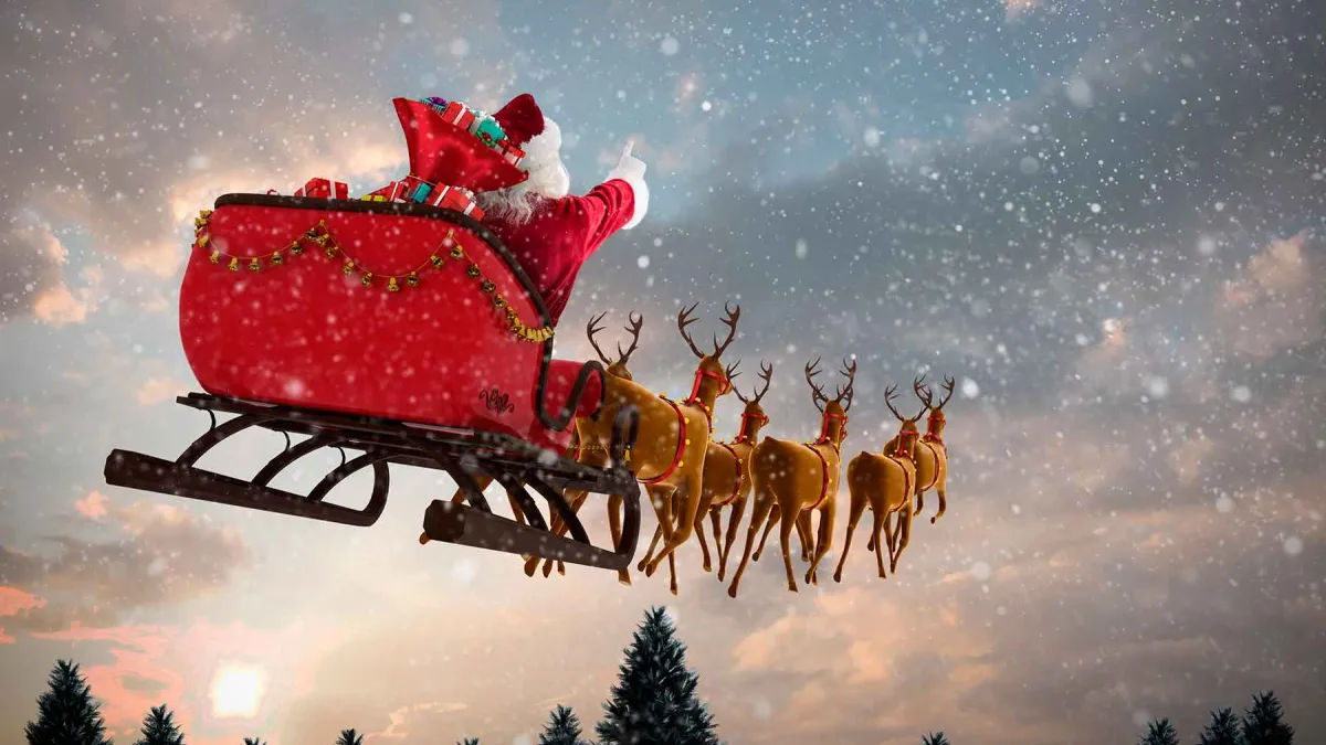Papá Noel ya inició su recorrido: mirá dónde está en este momento
