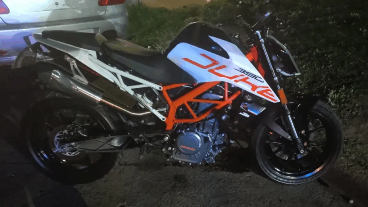 Un joven perdió un pie tras caer de su moto en un grave accidente