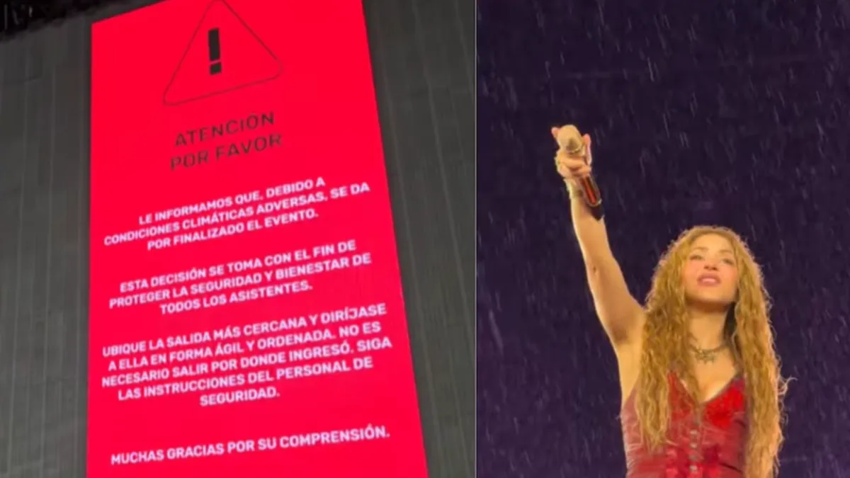 Córdoba: suspendieron el recital de Shakira por la tormenta
